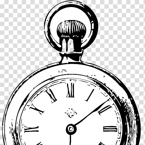 Pocket watch Drawing Clock Sketch, clock transparent background PNG clipart