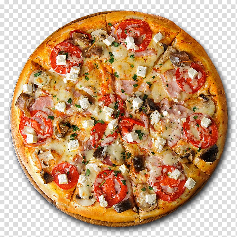 California-style pizza Sicilian pizza Italian cuisine American cuisine, pizza transparent background PNG clipart