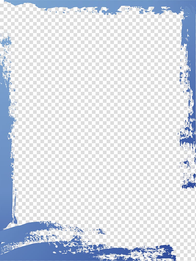 blue wallapaper, Drawing Euclidean , Ink Border transparent background PNG clipart