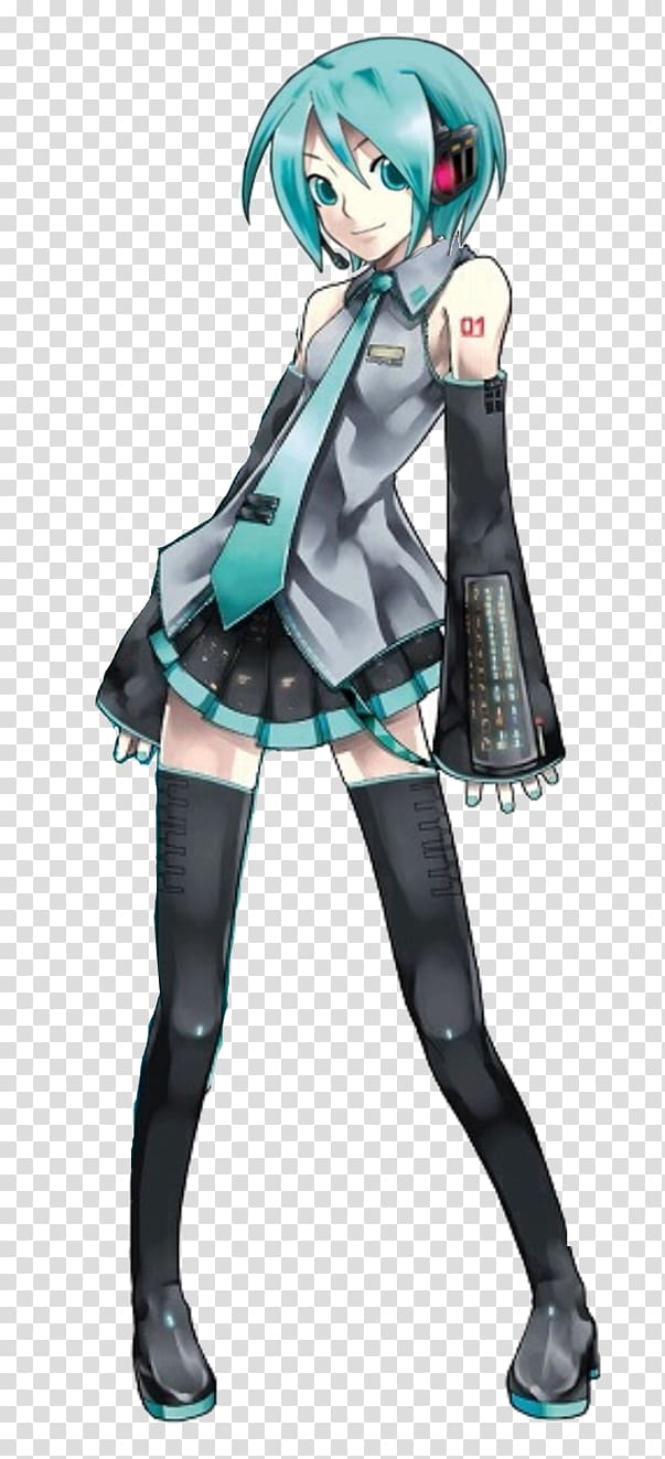 Hatsune Miku Anime Expo Vocaloid 2 Yamaha Corporation, pigtail transparent background PNG clipart