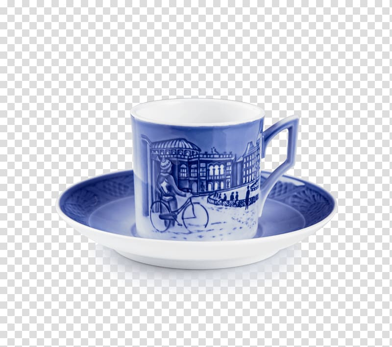Coffee cup 2016 Royal Copenhagen Christmas Cup Ice skating in Copenhagen Year 2016 Nr. RK2016 Alt. 1016866 Saucer Porcelain, Porcelain Cup transparent background PNG clipart