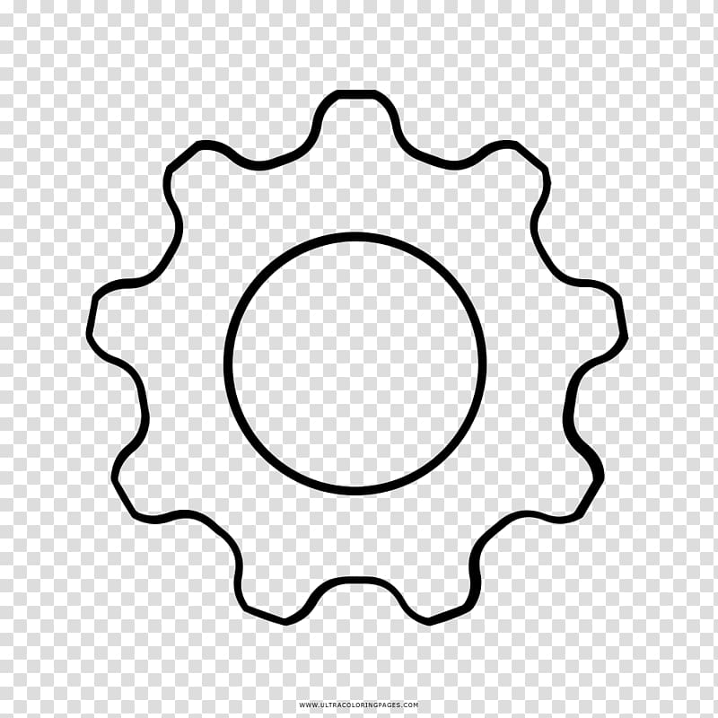 Coloring book Drawing Gear , fiore transparent background PNG clipart