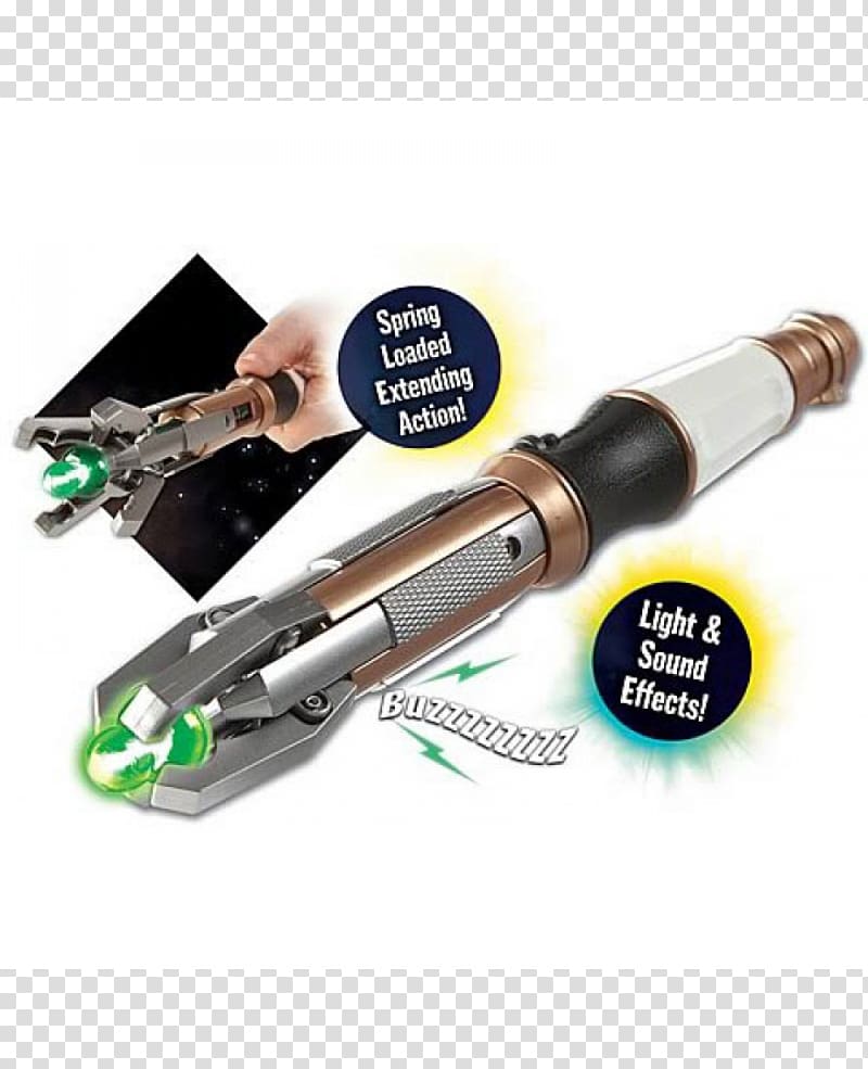 Eleventh Doctor Sonic screwdriver The Master, Doctor transparent background PNG clipart