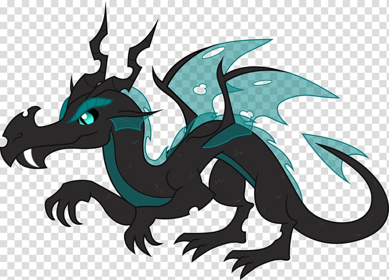 The dragon Changeling My Little Pony: Friendship Is Magic fandom, dragon transparent background PNG clipart