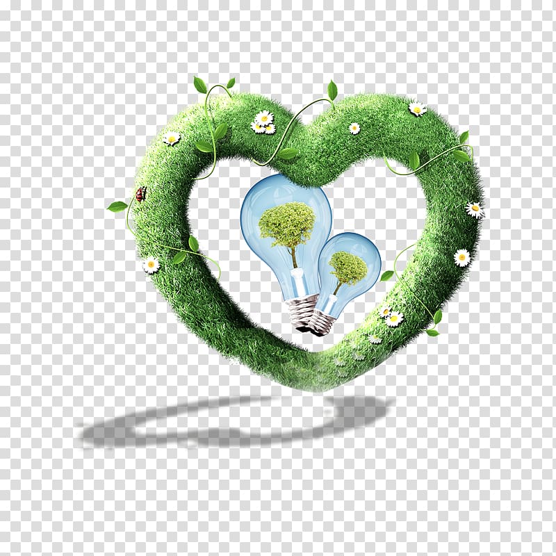 Environmental protection Energy conservation Low-carbon economy LED lamp, light bulb transparent background PNG clipart