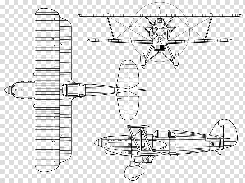 Avia B-534 Airplane Avia B.35 Aircraft Biplane, airplane transparent background PNG clipart