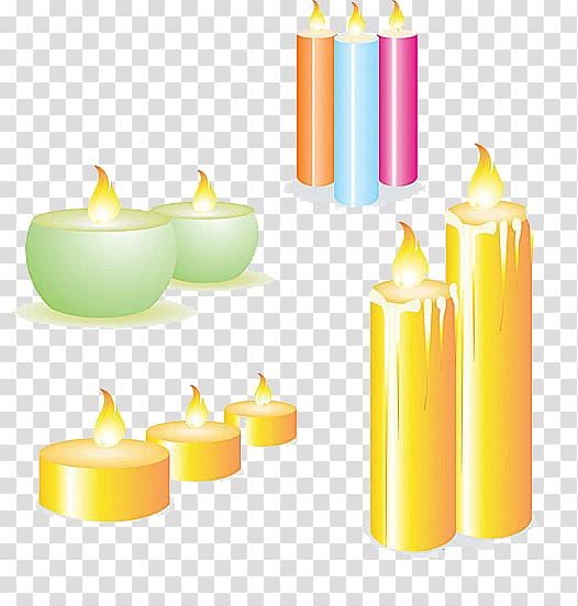 Candle Light, Creative pull candle Free transparent background PNG clipart