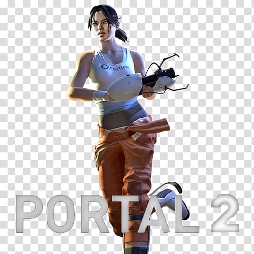 Portal 2 The Orange Box Left 4 Dead 2 Chell, portal transparent background PNG clipart