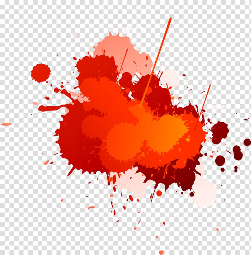 Watercolor painting Ink, splatter transparent background PNG clipart