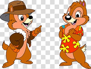 Chip and Dale transparent background PNG clipart