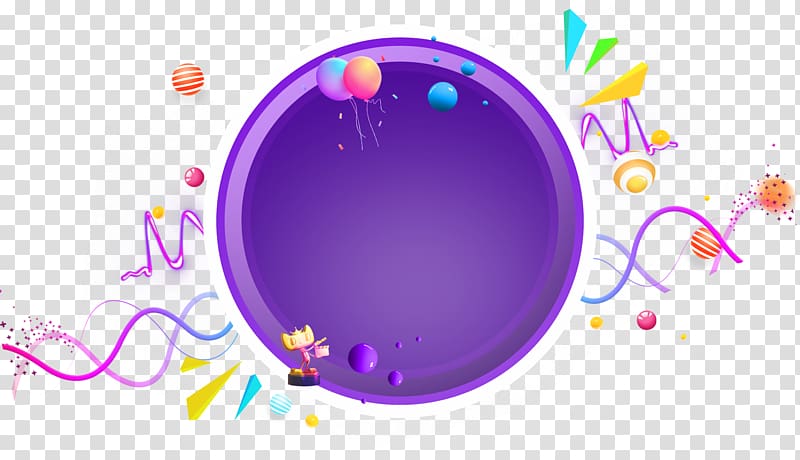 purple circle design
