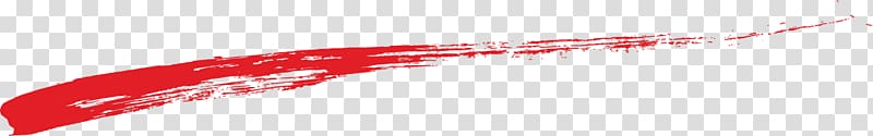 horizontal red paint brush stroke illustration], Lip gloss Close-up Line Font, RED Underline transparent background PNG clipart