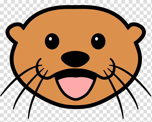 how to draw a sea otter face