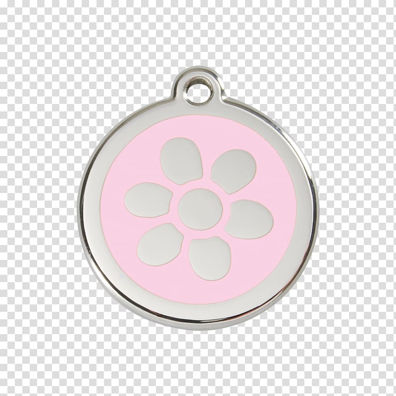 Locket Dingo Silver Body Jewellery Pink M, pink dog transparent background PNG clipart