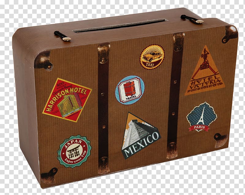 Suitcase Travel Tirelire Ballot box Guestbook, suitcase transparent background PNG clipart