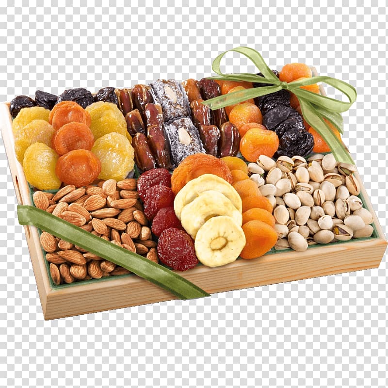 California Dried Fruit Nut Food Gift Baskets, dry fruit transparent background PNG clipart