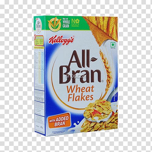 Kellogg\'s All-Bran Complete Wheat Flakes Corn flakes Breakfast cereal, wheat transparent background PNG clipart