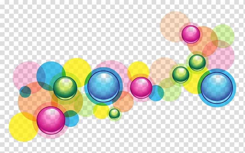 multicolored bubbles illustration, Color Desktop Abstract art, circle abstract transparent background PNG clipart