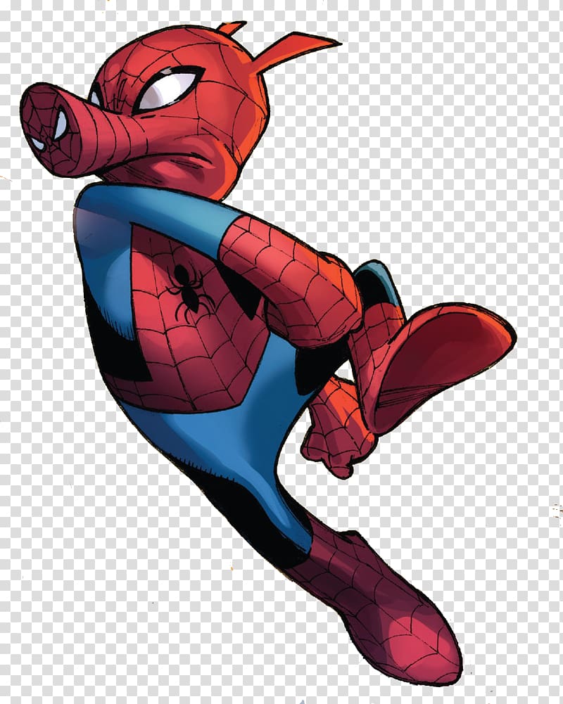 Spider-Man: Shattered Dimensions Spider-Verse Spider-Woman (Jessica Drew) Spider-Ham, ham transparent background PNG clipart