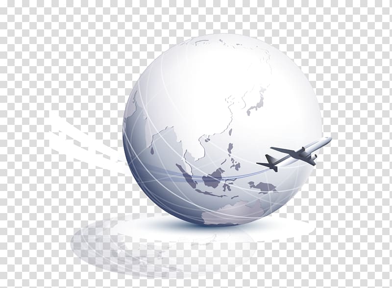Earth Airplane, Earth transparent background PNG clipart
