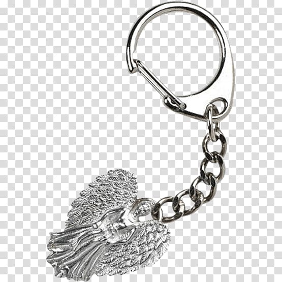 Guardian angel Prayer Key Chains Statue, angel transparent background PNG clipart