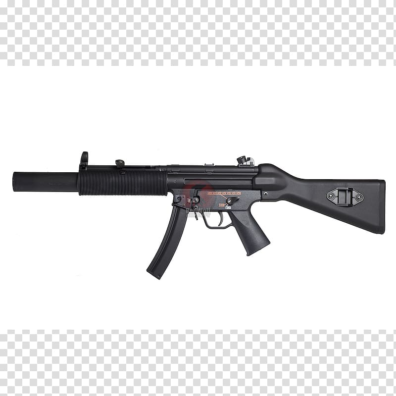 Heckler & Koch MP5 Firearm Submachine gun Airsoft Guns, others transparent background PNG clipart