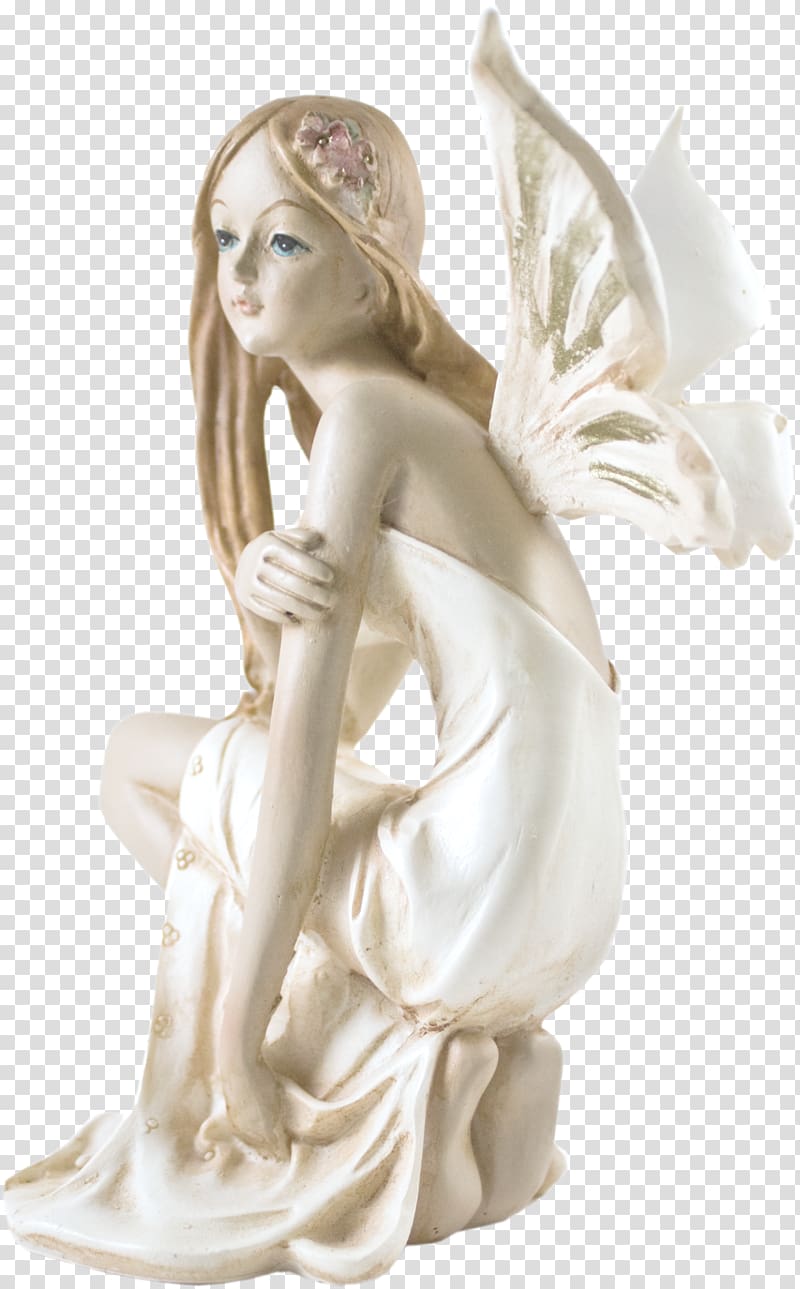 Classical sculpture Angel, Beautiful angel sculpture transparent background PNG clipart