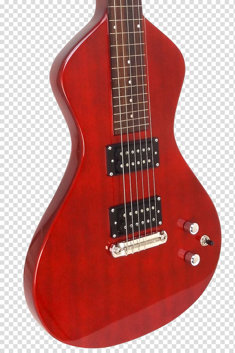 Acoustic-electric guitar Bass guitar Lap steel guitar Slide guitar, cherry material transparent background PNG clipart