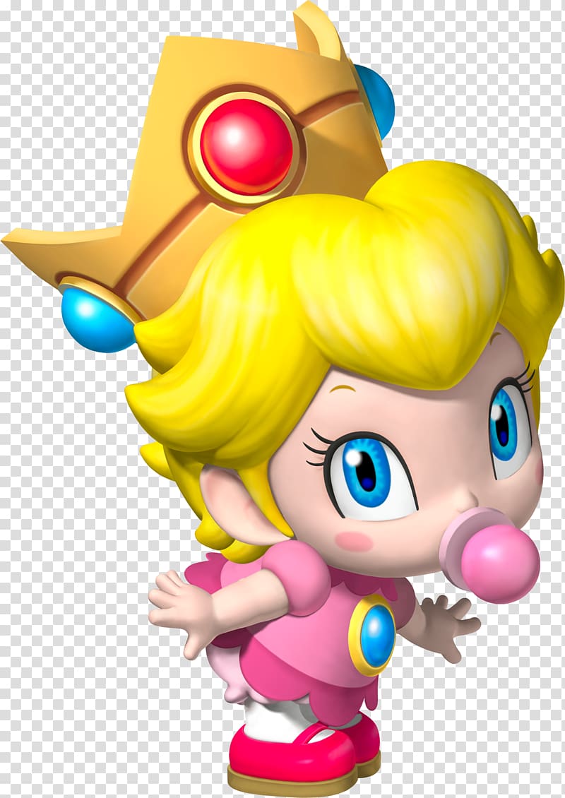 baby Princess Peach, Mario Bros. Mario Super Sluggers Mario & Luigi: Partners in Time Princess Peach, baby's breath transparent background PNG clipart