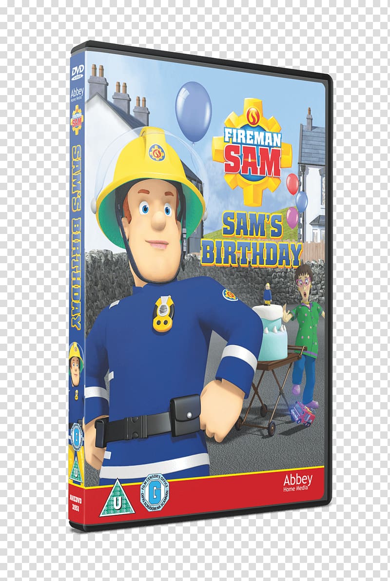 Fireman Sam Sam's Birthday Fun Run DVD, fireman sam transparent background PNG clipart