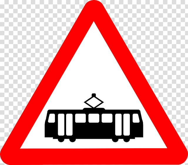 Trolley The Highway Code Edinburgh Trams Rail transport Traffic sign, road transparent background PNG clipart