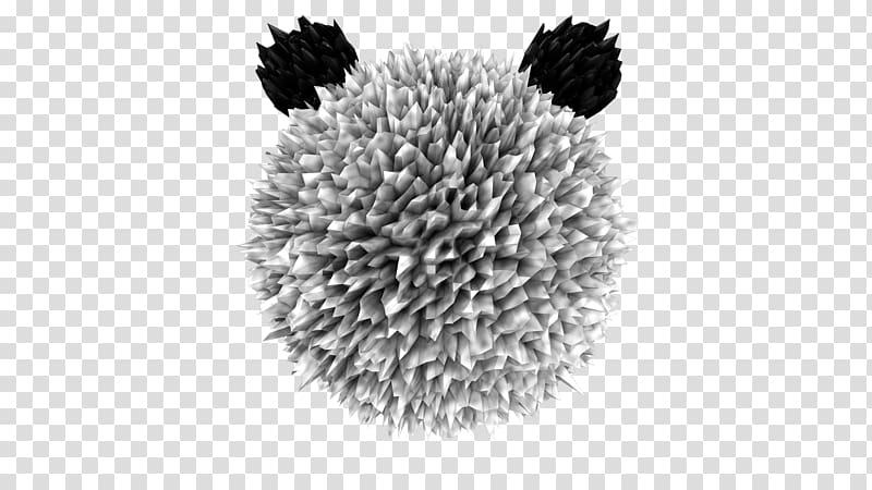 Black and white Hedgehog Monochrome , low poly transparent background PNG clipart