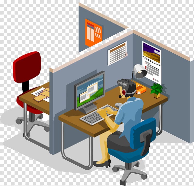 Office Businessperson, A person to work overtime transparent background PNG clipart