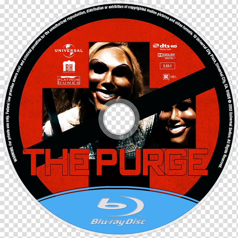 The Purge film series Blu-ray disc James DeMonaco Polite Stranger, dvd transparent background PNG clipart