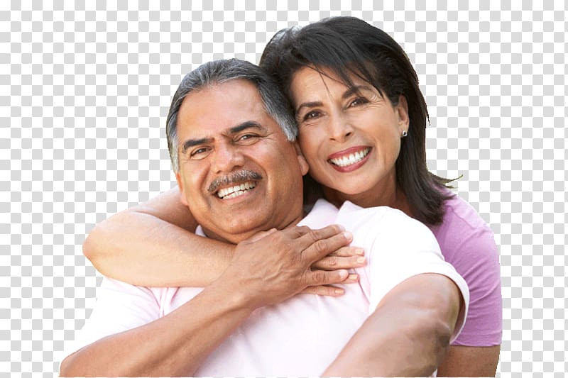 Old age Dentistry Health Care, indian couple transparent background PNG clipart