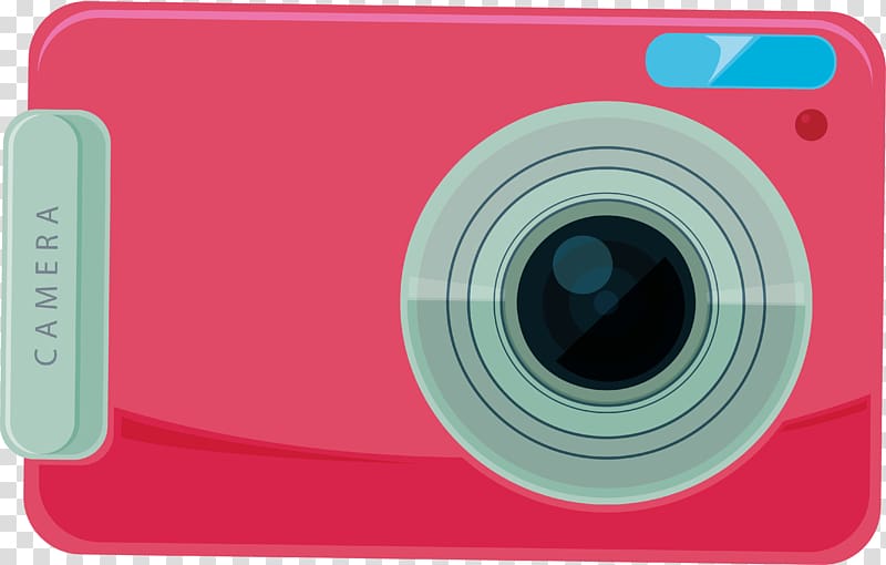 Digital camera Pink , Pink camera transparent background PNG clipart