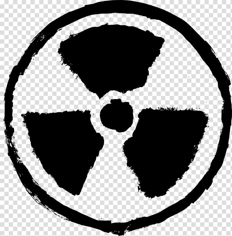 Radioactive decay Symbol Radiation Biological hazard, radioactive transparent background PNG clipart
