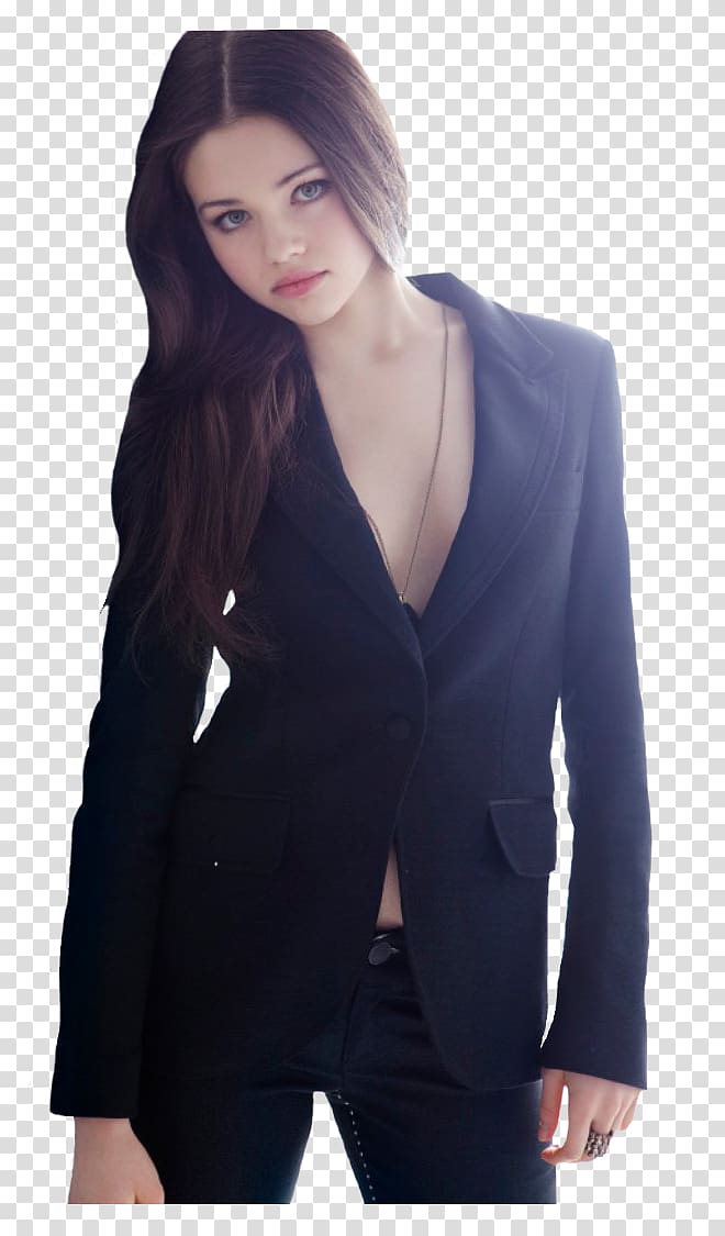 India Eisley Blazer shoot Model Fashion, others transparent background PNG clipart