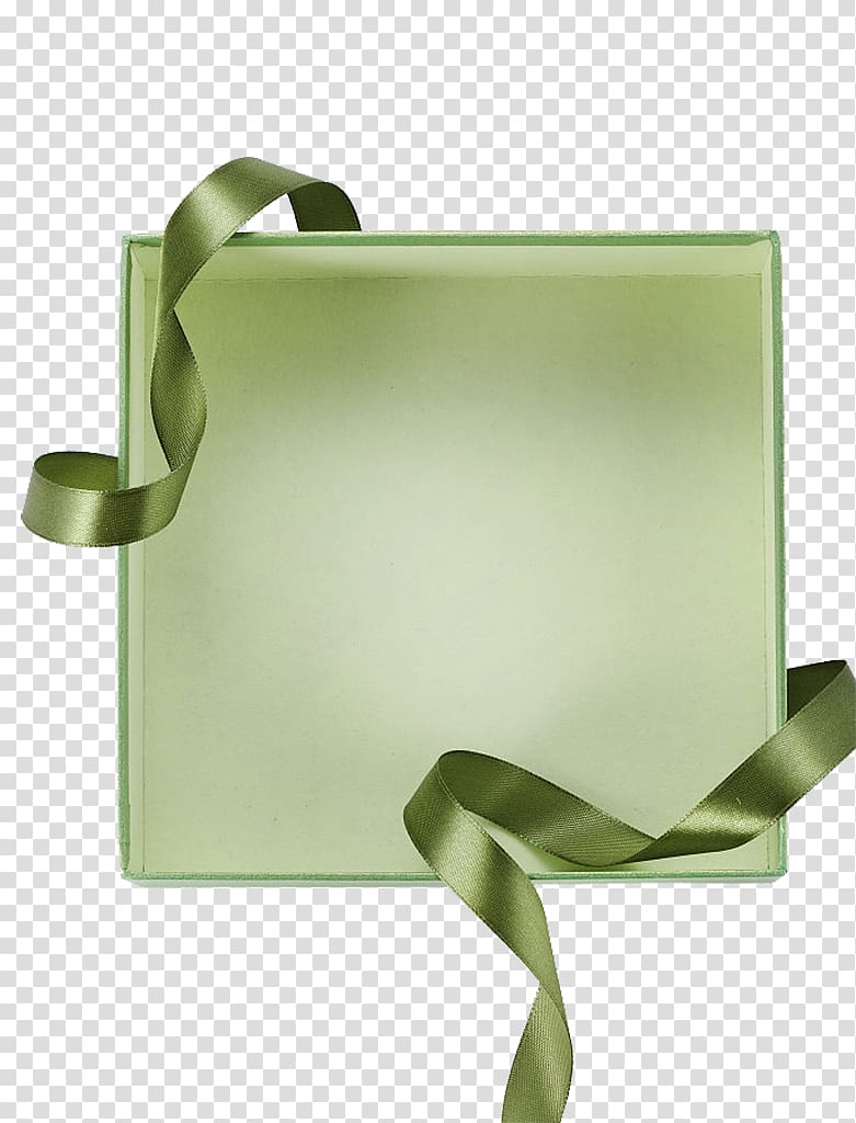 Green Gift Box, Green empty gift box transparent background PNG clipart