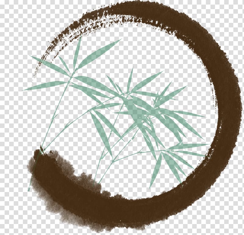 China Ink wash painting Bamboo Daojia, bamboo transparent background PNG clipart