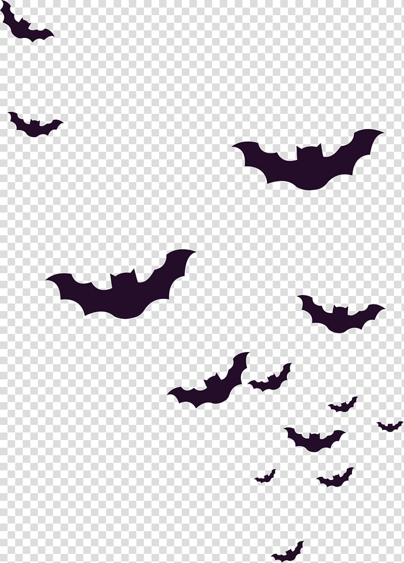 bats art, Bat Horror , Black horror bat transparent background PNG clipart