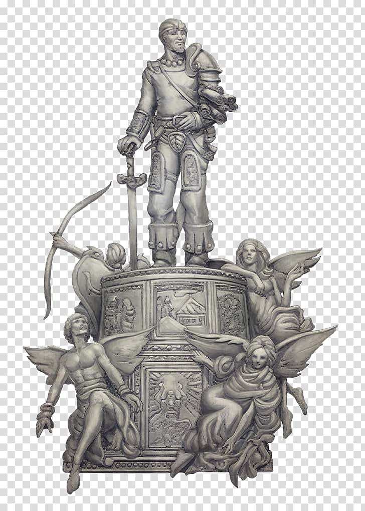Pathfinder Roleplaying Game Dungeons & Dragons Statue Shadowrun Role-playing game, pathfinder transparent background PNG clipart