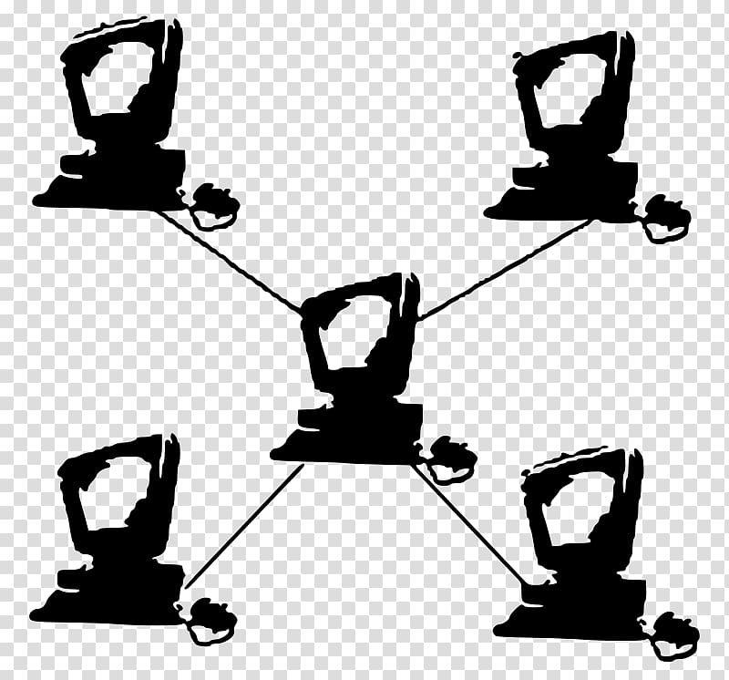 Network topology Star network Computer Icons , estrella transparent background PNG clipart