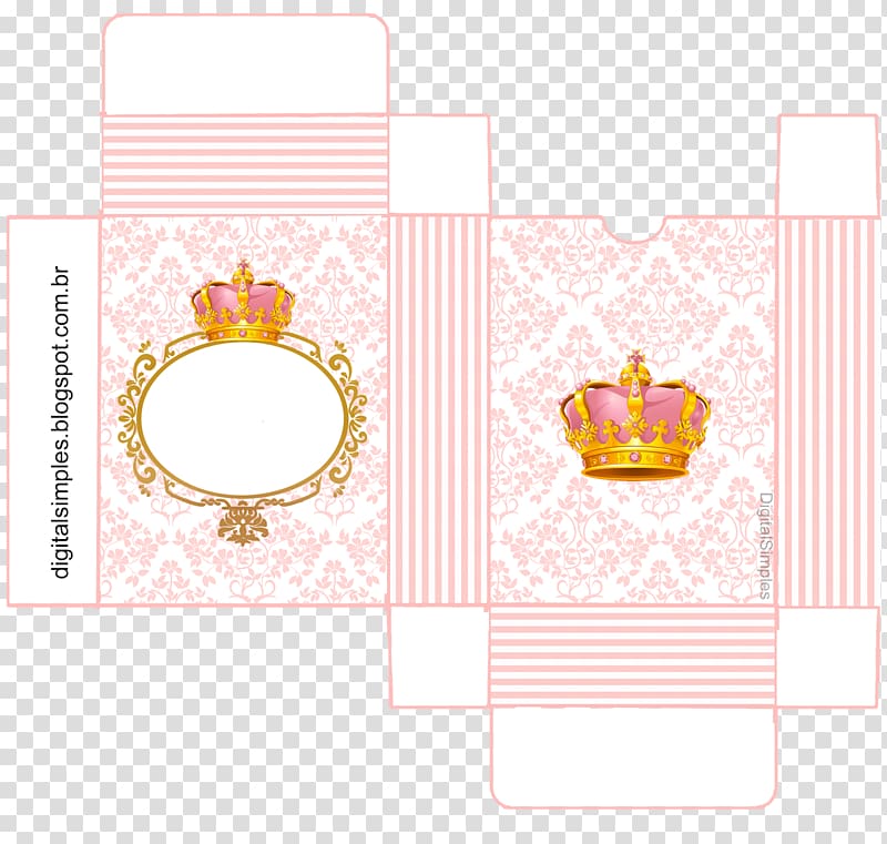 Crown Label Paper Pink Party, crown transparent background PNG clipart