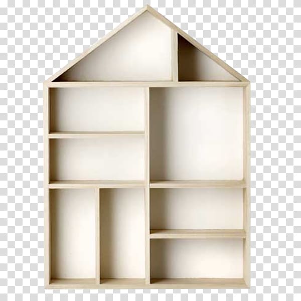 Shelf House Wood Furniture Bookcase, house transparent background PNG clipart