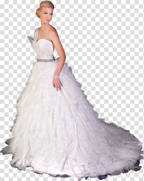 Wedding dress Shoulder Cocktail dress Party dress, bridal dress transparent background PNG clipart