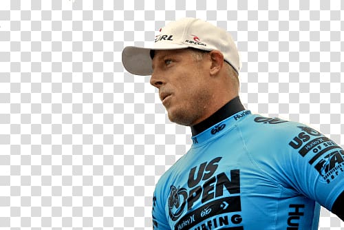 man wearing white cap, Mick Fanning Surfer transparent background PNG clipart