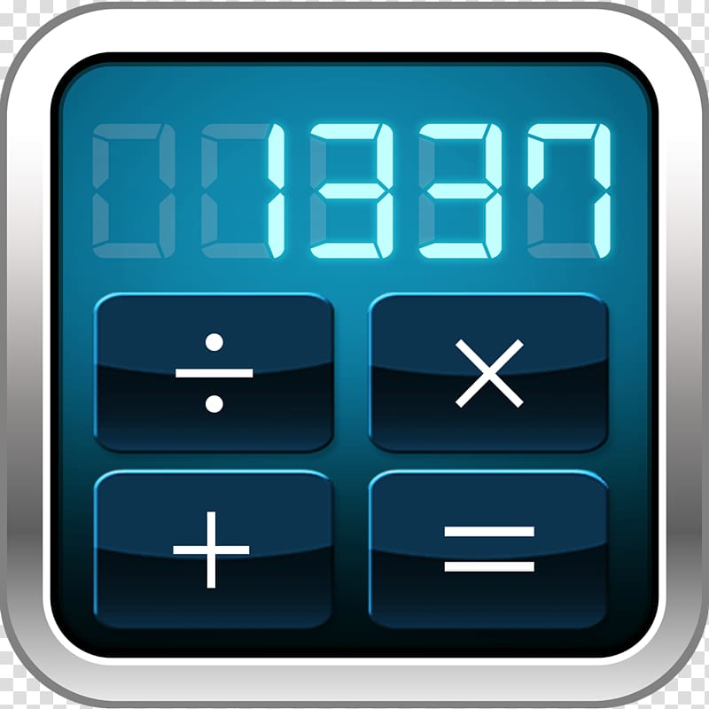 Calculator iPad iPhone, calculator transparent background PNG clipart