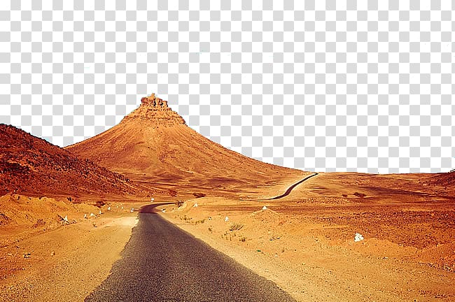 Marrakesh Sahara Desert Dune, Desert Highway transparent background PNG clipart