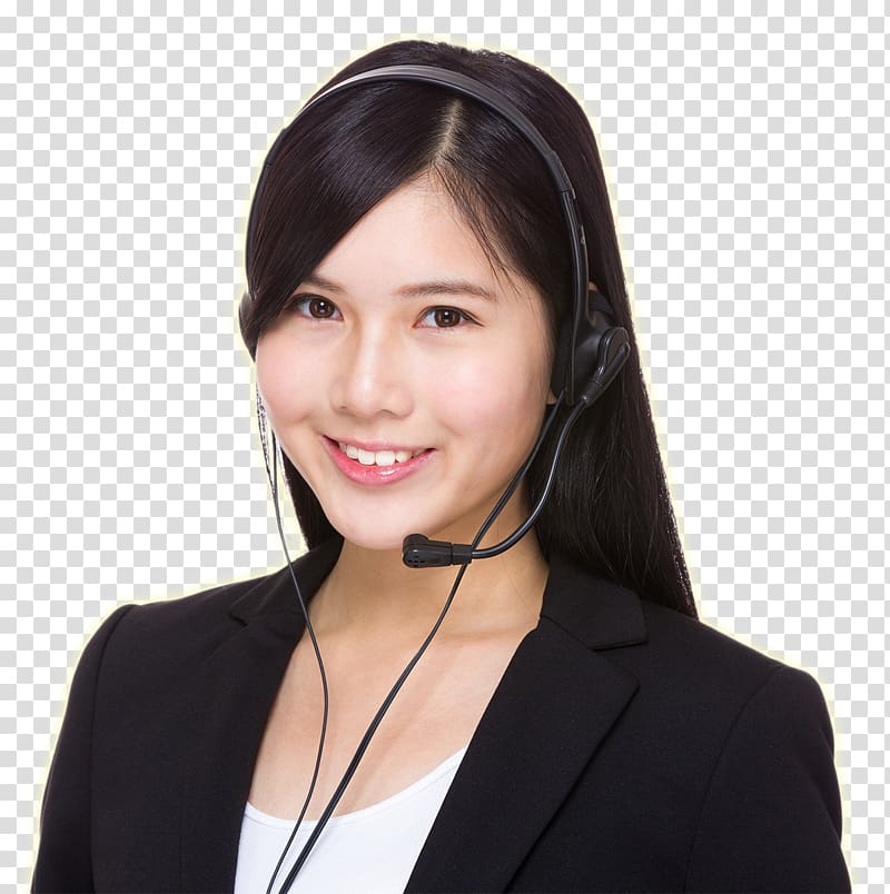 woman smiling while using headset, Singapore Call Centre Customer Service , asia transparent background PNG clipart